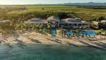 Blick von der Unterkunft