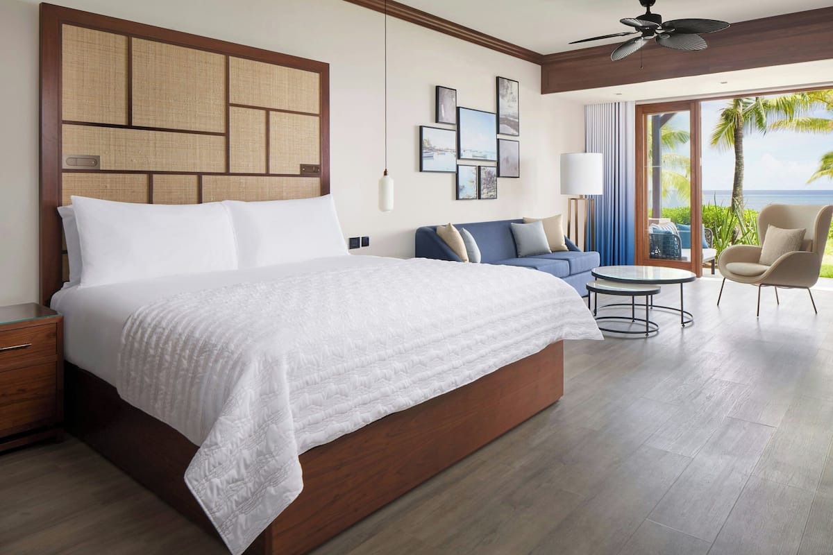 Junior Suite, 1 King Bed, Beachfront | Beach | Private beach, white sand, sun loungers, beach umbrellas