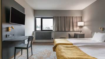 Superior Twin Room, Multiple Beds, Non Smoking | Desk, blackout drapes, iron/ironing board, cribs/infant beds