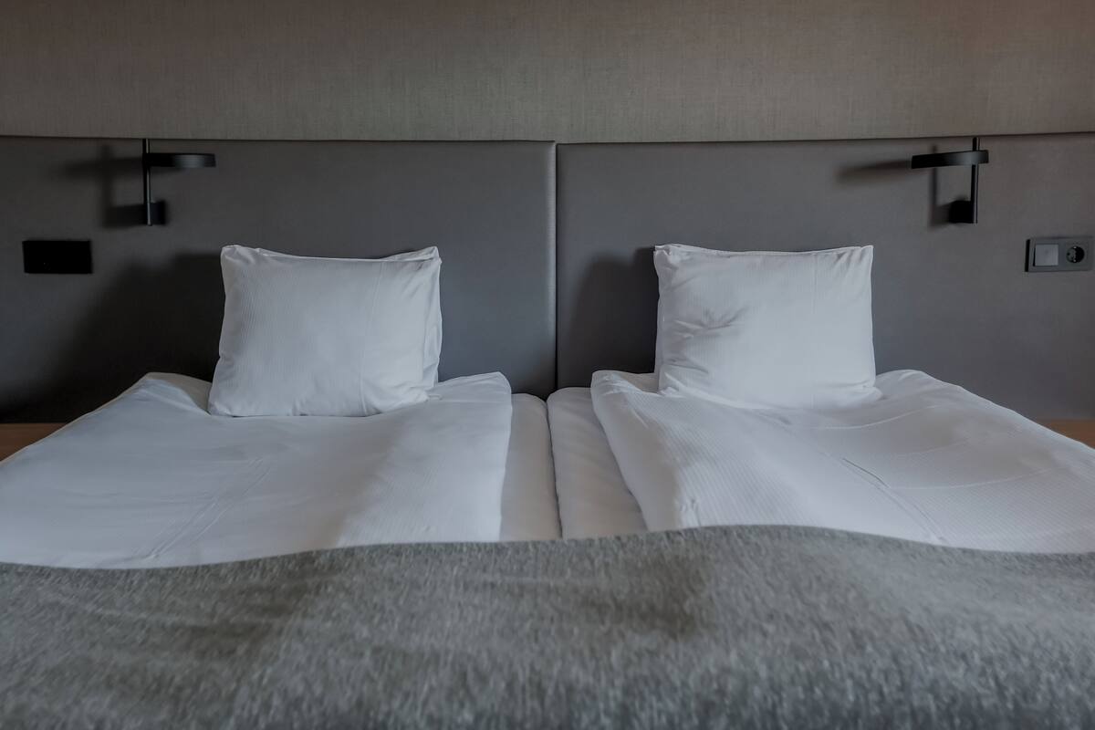 superior twin room, multiple beds, non smoking | desk, blackout curtains, iron/ironing board, cots/infant beds