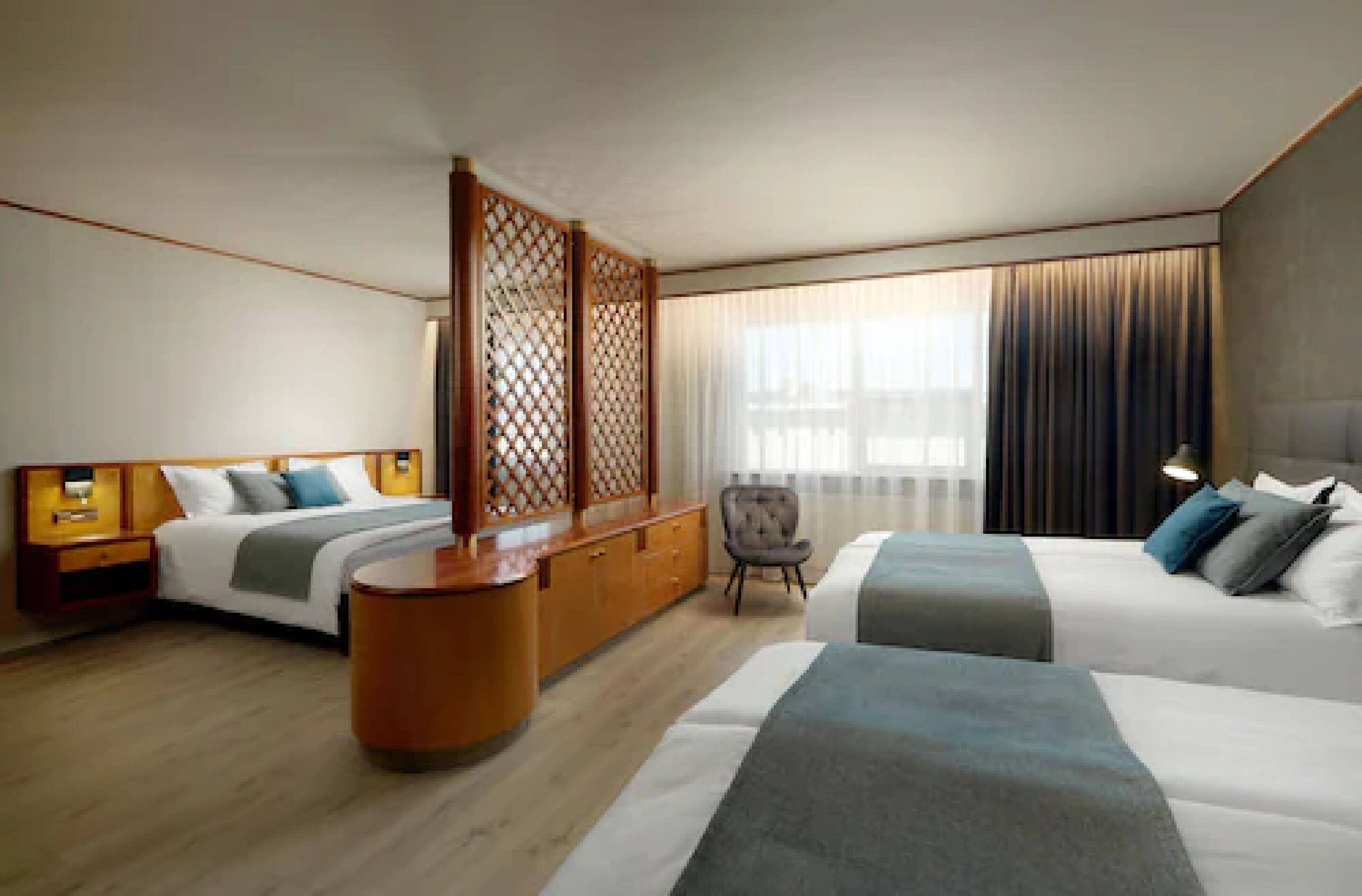 superior spacious room - free spa access | in-room safe, blackout curtains, iron/ironing board, free wifi