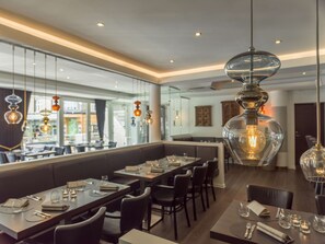 Frokost, lunsj og middag serveres