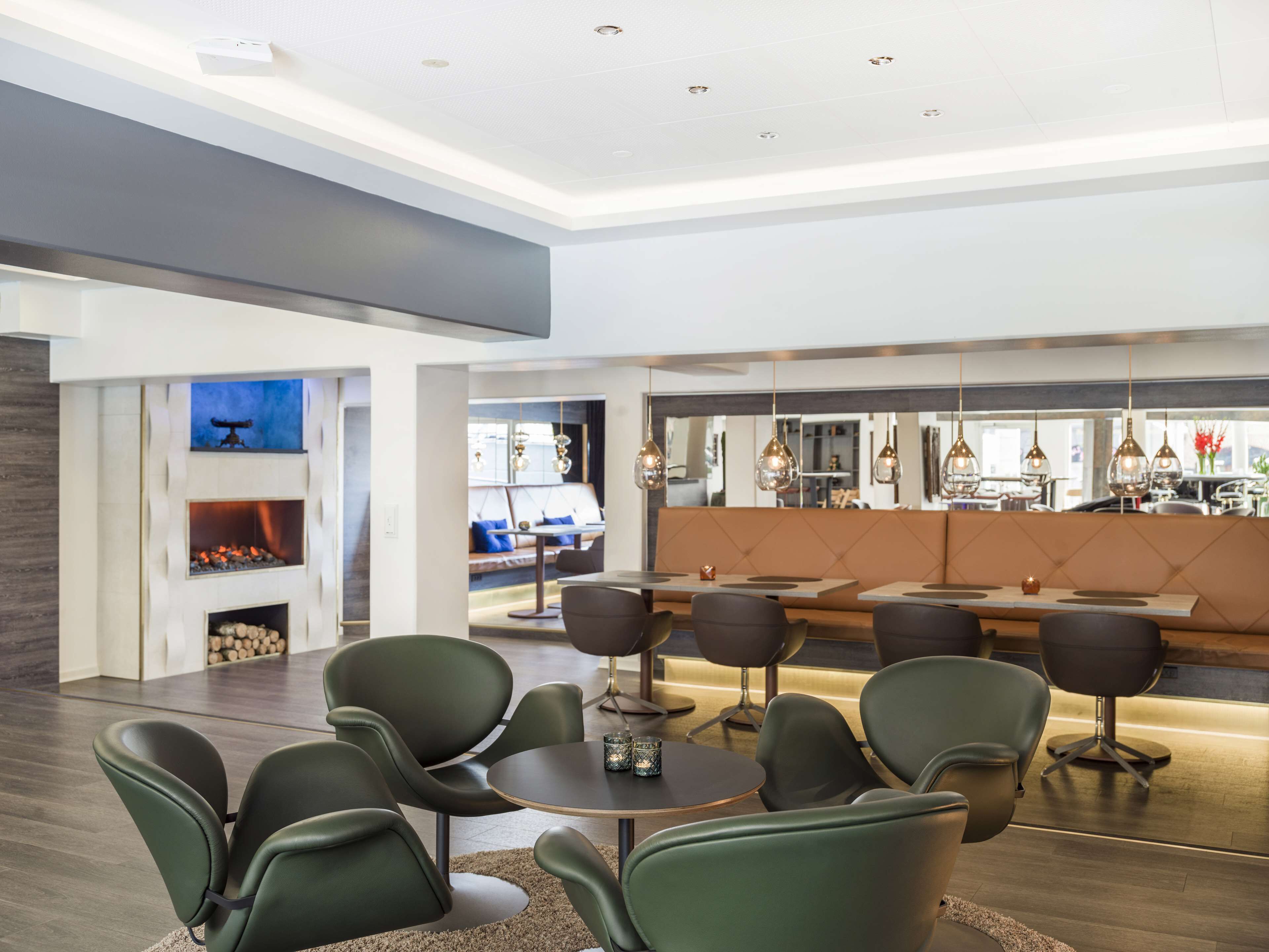 Frokost, lunsj og middag serveres