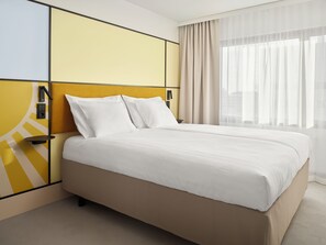 Premium bedding, minibar, in-room safe, desk