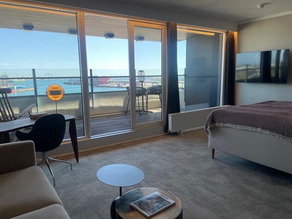 Chambre Affaires, balcon, vue mer