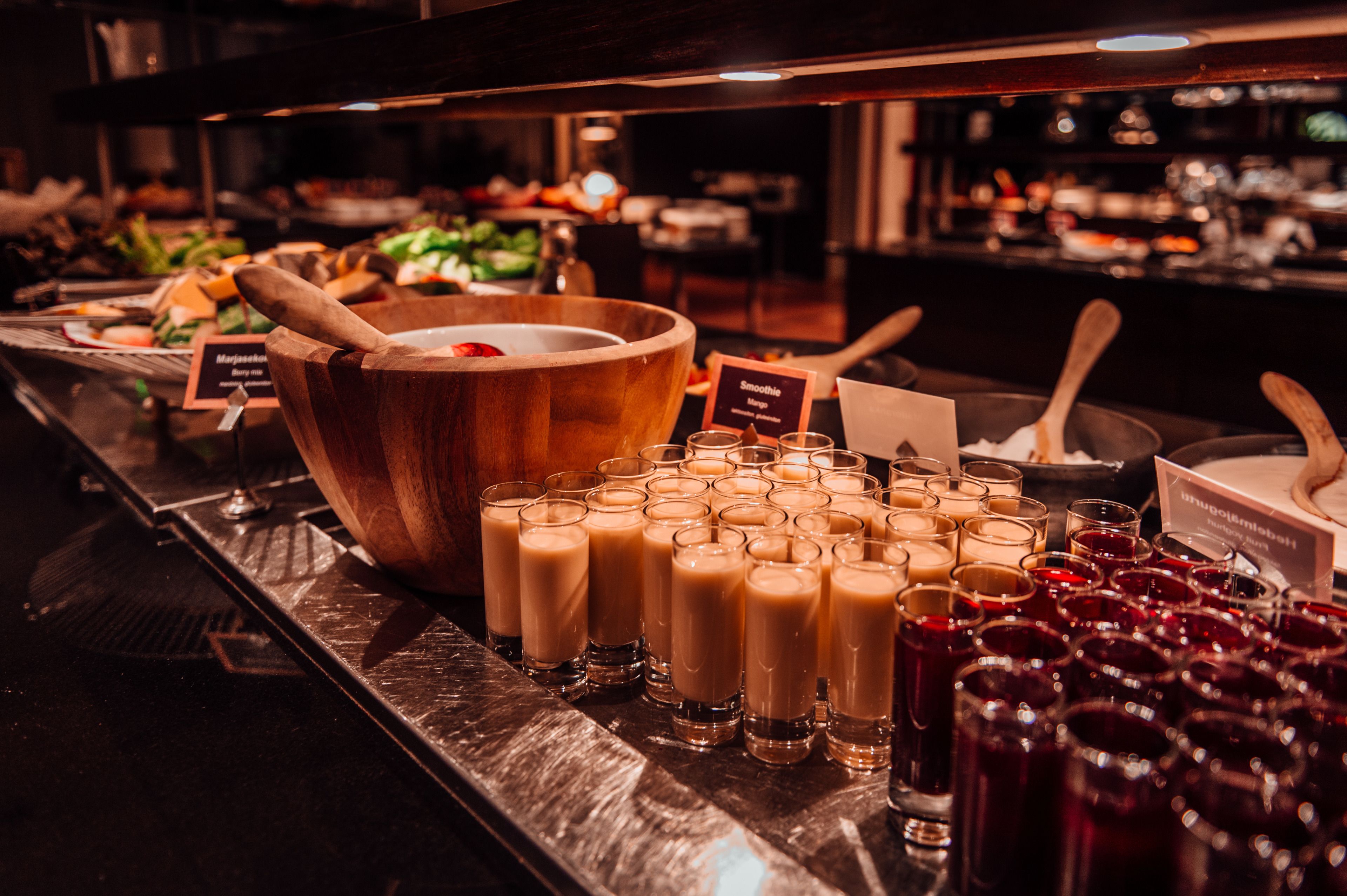 Daily buffet breakfast for a fee