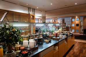 Daily buffet breakfast (EUR 23 per person)