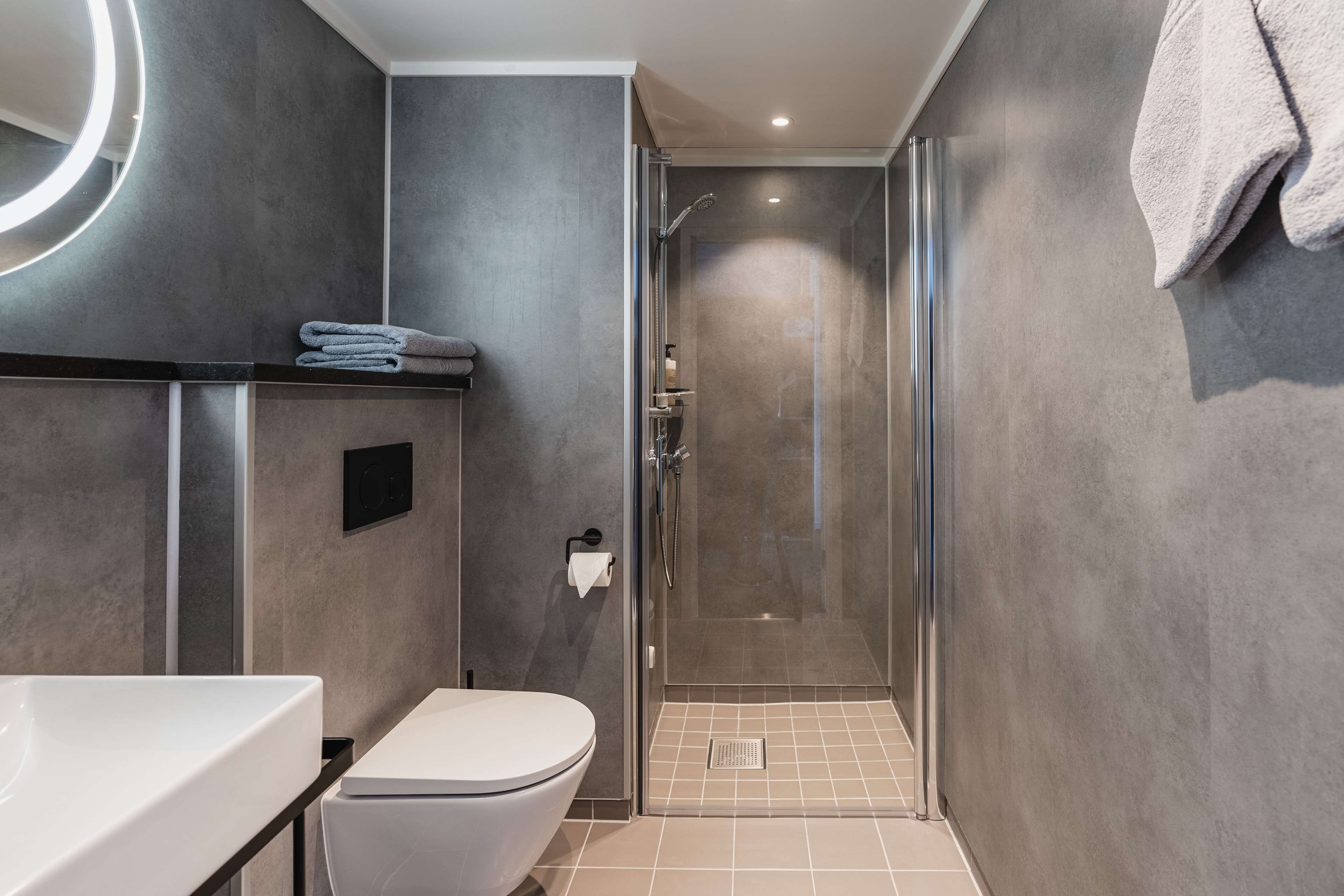 hair dryer, slippers, towels