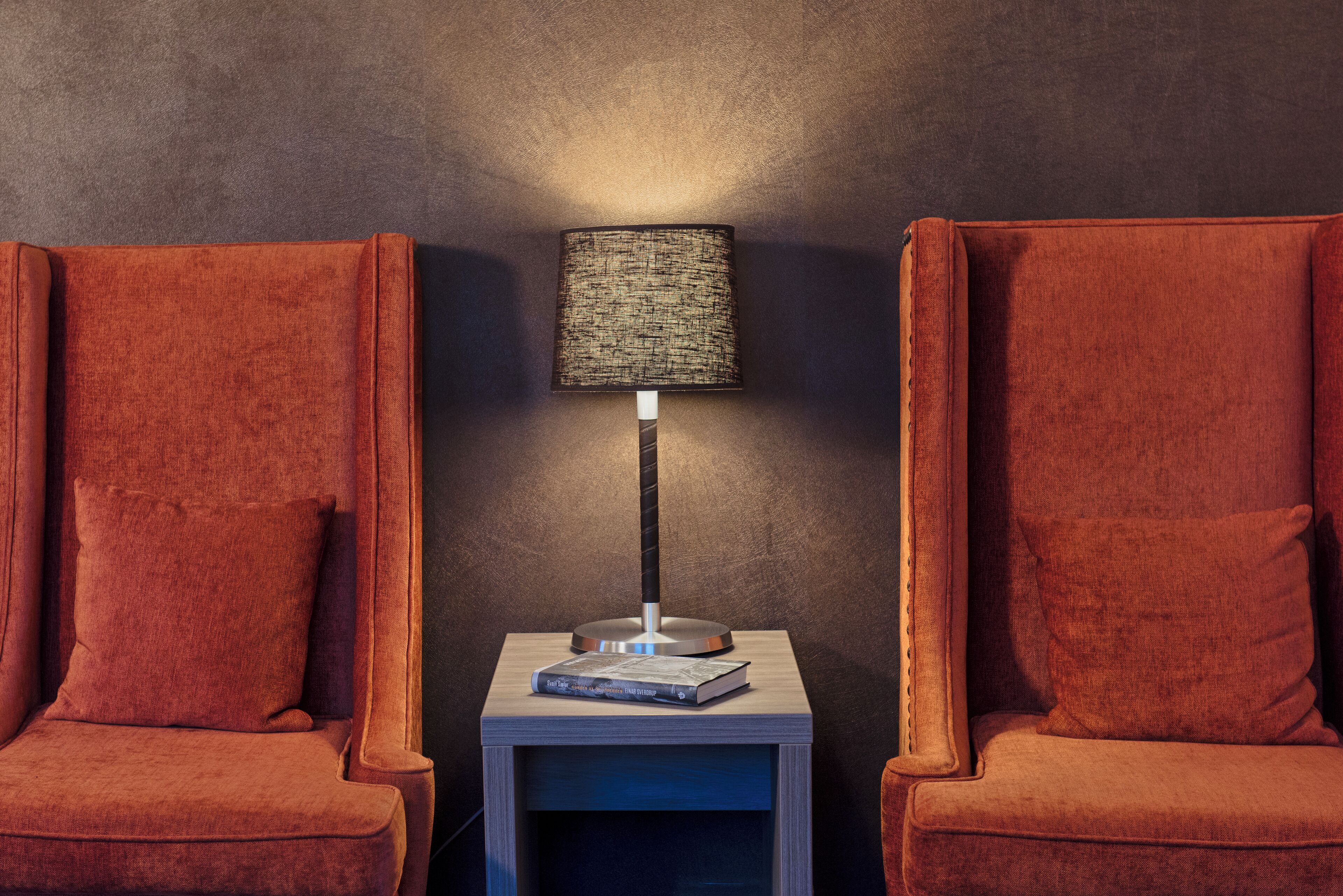 family room | desk, laptop workspace, blackout curtains, free cots/infant beds