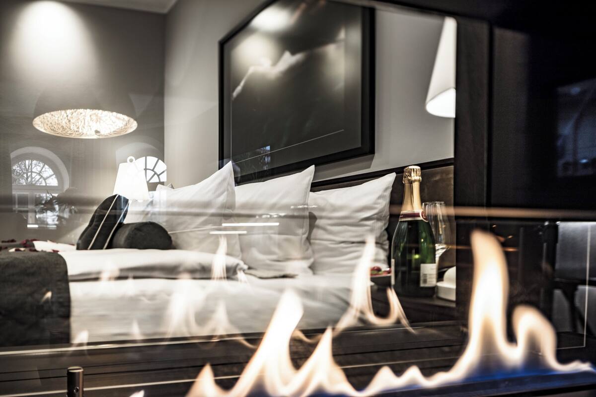 Tower Suite, terrace | Premium bedding, minibar (some free items), in-room safe, desk