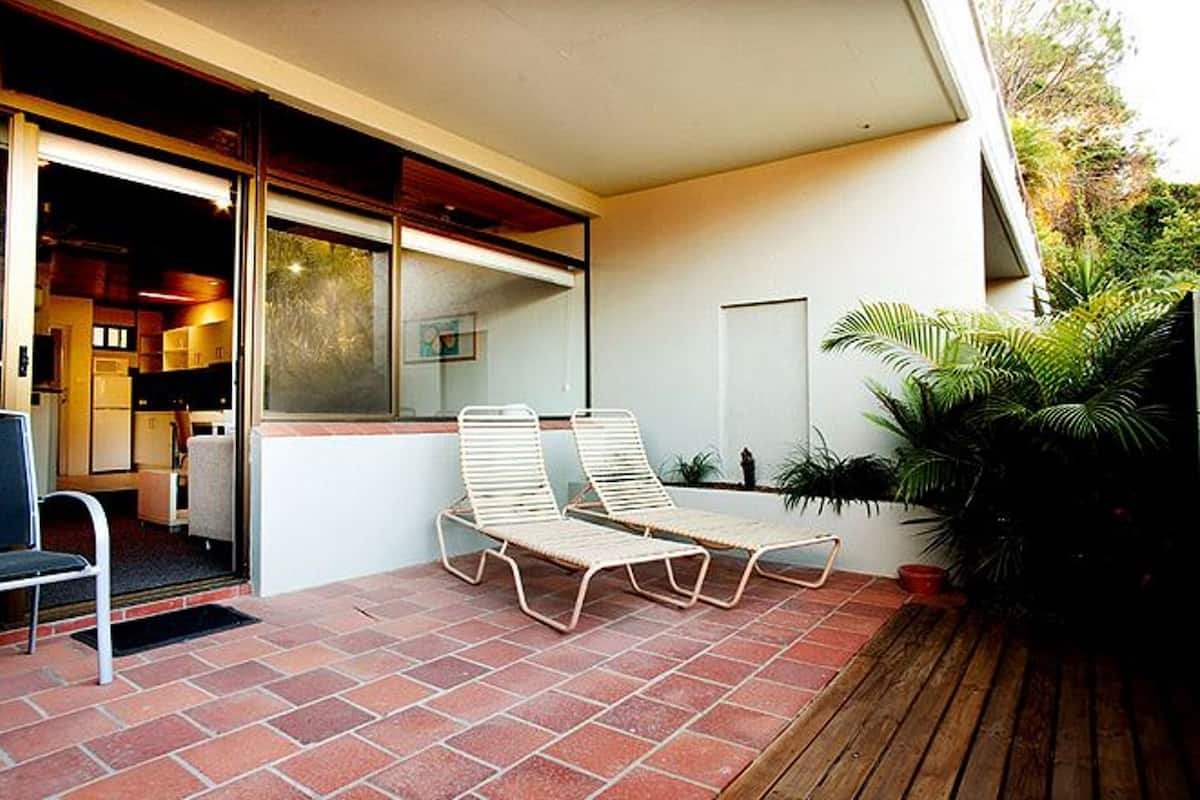 Studio Exécutif, coin cuisine | Terrasse/Patio