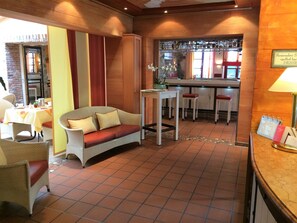 Sala de estar en el lobby