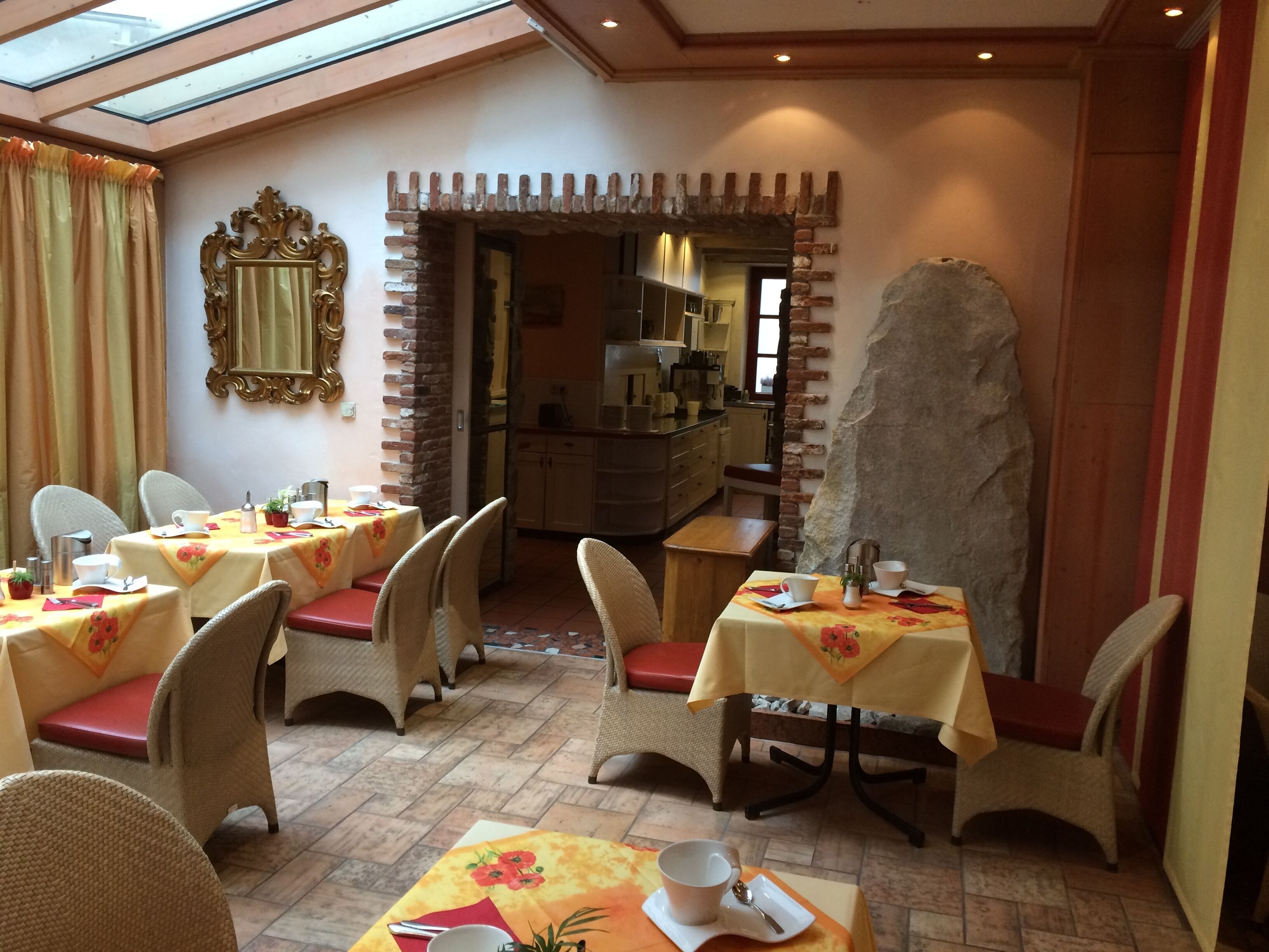 daily buffet breakfast (eur 15 per person)