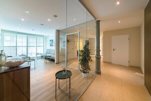 Un sauna, baño turco, masajes