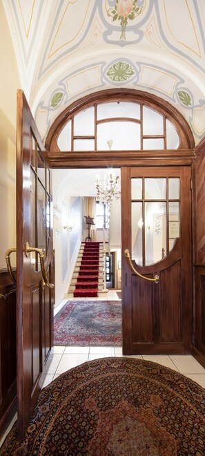 Interior entrance