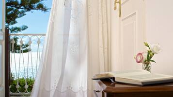 Classic-Doppel- oder -Zweibettzimmer, Meerblick | Ausblick vom Zimmer