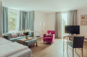 Suite Junior, vue montagne (Perling) | Coin séjour