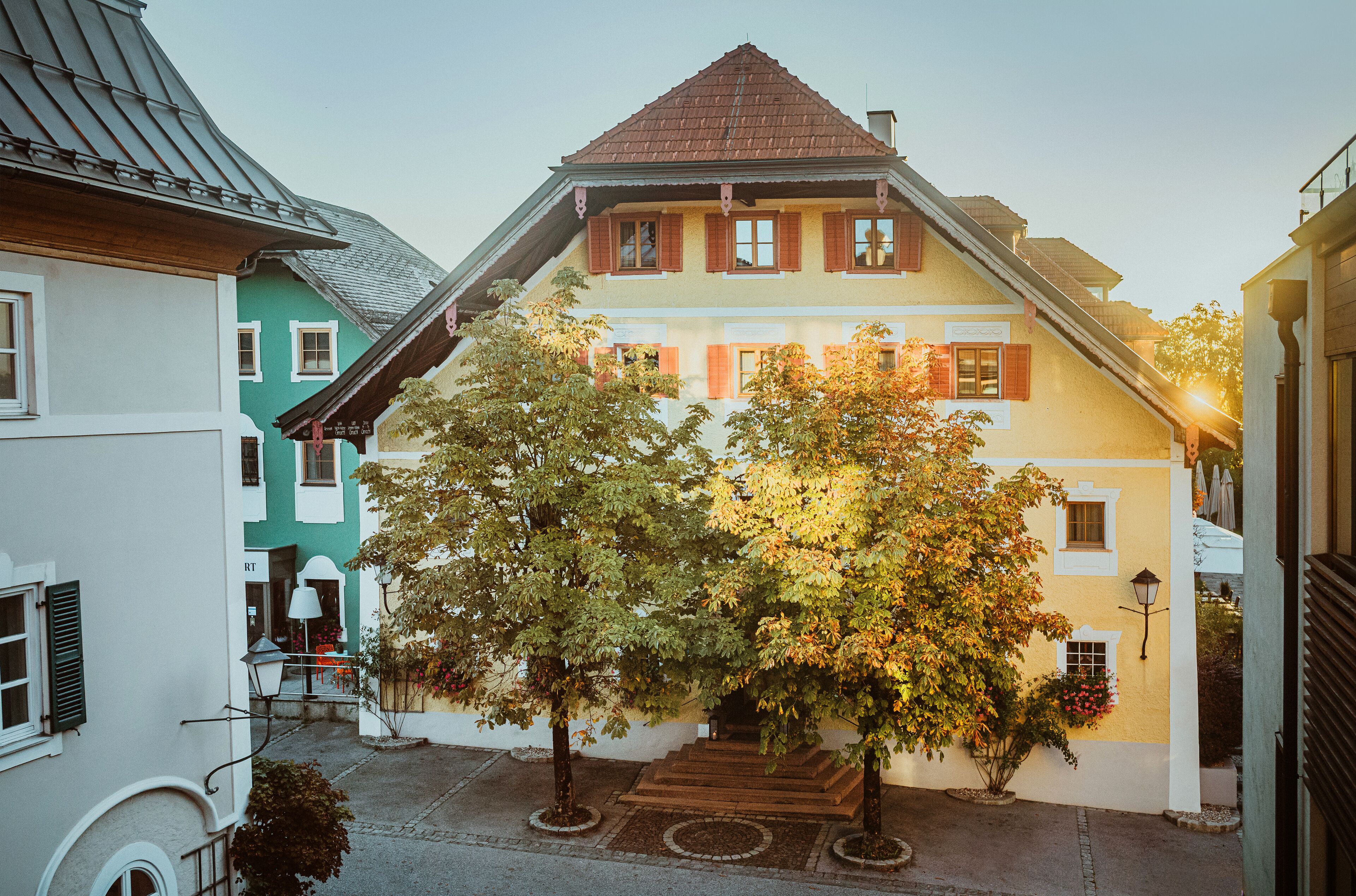 Fassade der Unterkunft