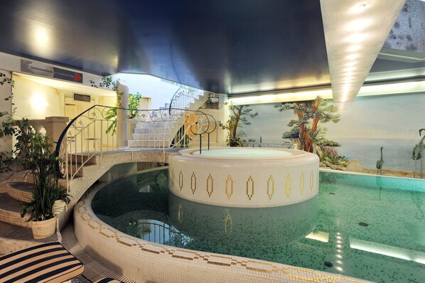 Indoor pool, outdoor pool
