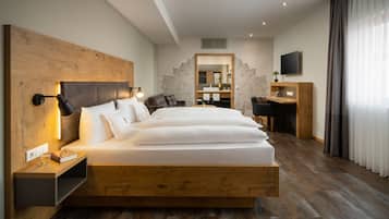 Ropa de cama hipoalergénica y escritorio