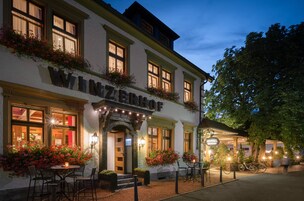 Front of property - evening/night