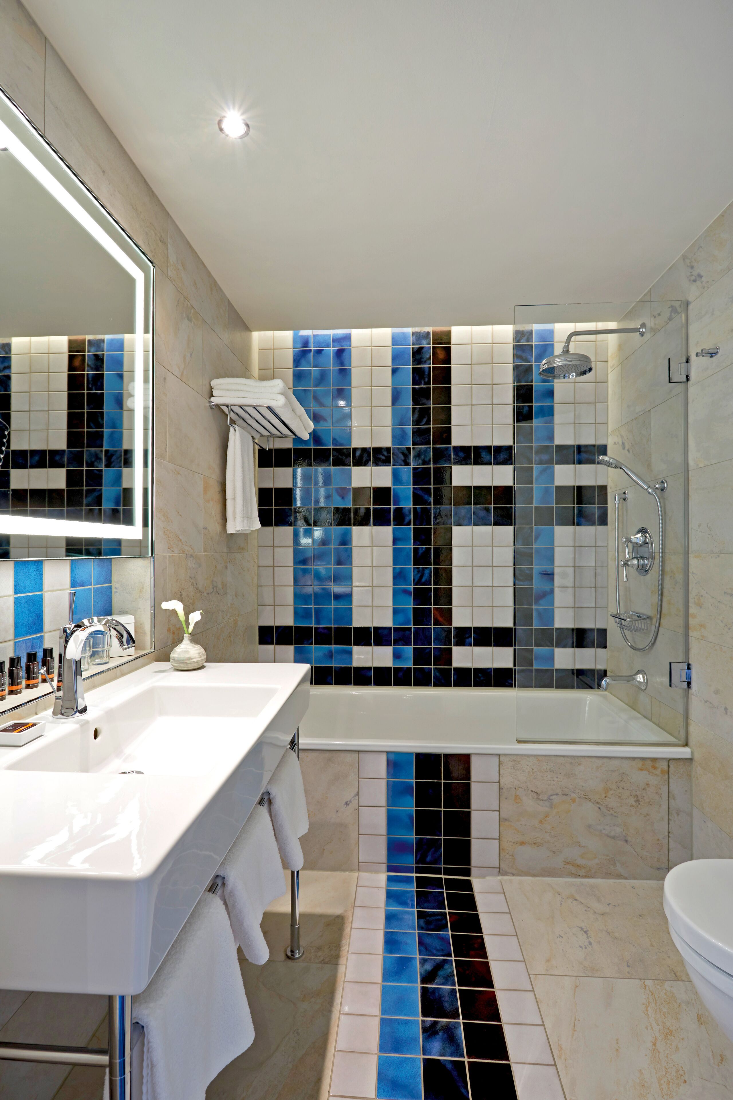 free toiletries, hair dryer, bathrobes, slippers