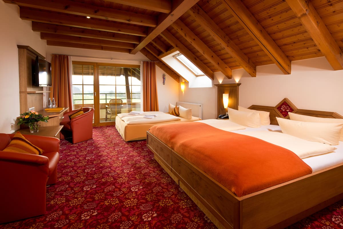Ropa de cama hipoalergénica y minibar