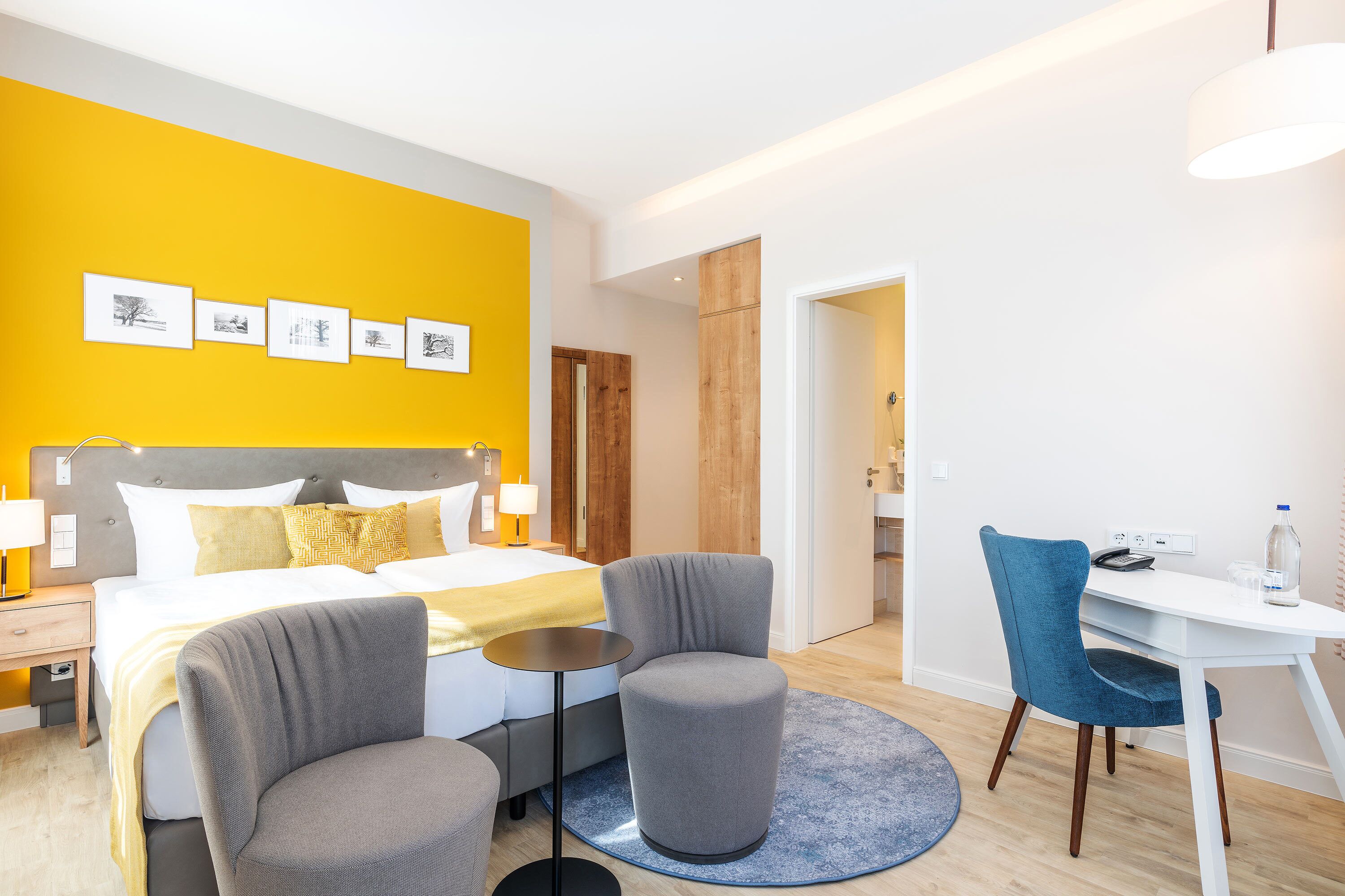 comfort double room, balcony, annex building | living area | 32-inch flat-screen tv with satellite channels, tv