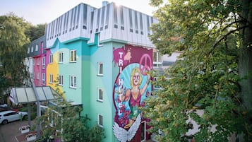 Fassade der Unterkunft