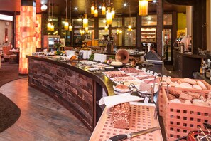 Daily buffet breakfast (EUR 23 per person)