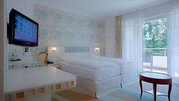 Doppelzimmer, Balkon | Hochwertige Bettwaren, Minibar, Zimmersafe, Schreibtisch