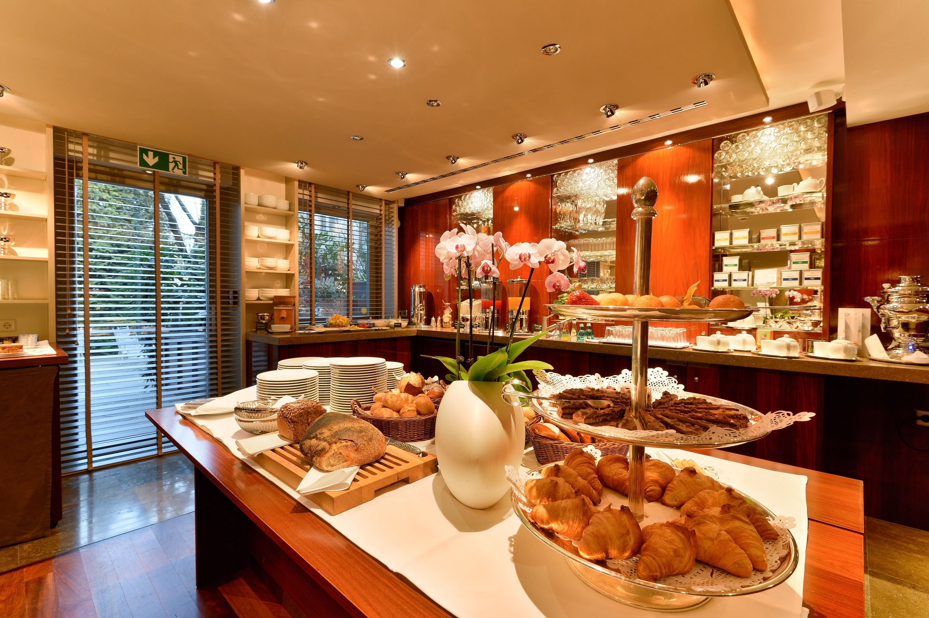 Daily buffet breakfast (EUR 23 per person)