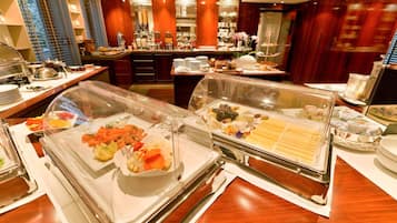Daily buffet breakfast (EUR 23 per person)