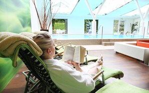 Sauna, steam room, body treatments, hydrotherapy, aromatherapy