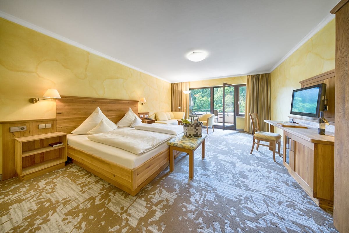 hypo-allergenic bedding, minibar, in-room safe, individually decorated