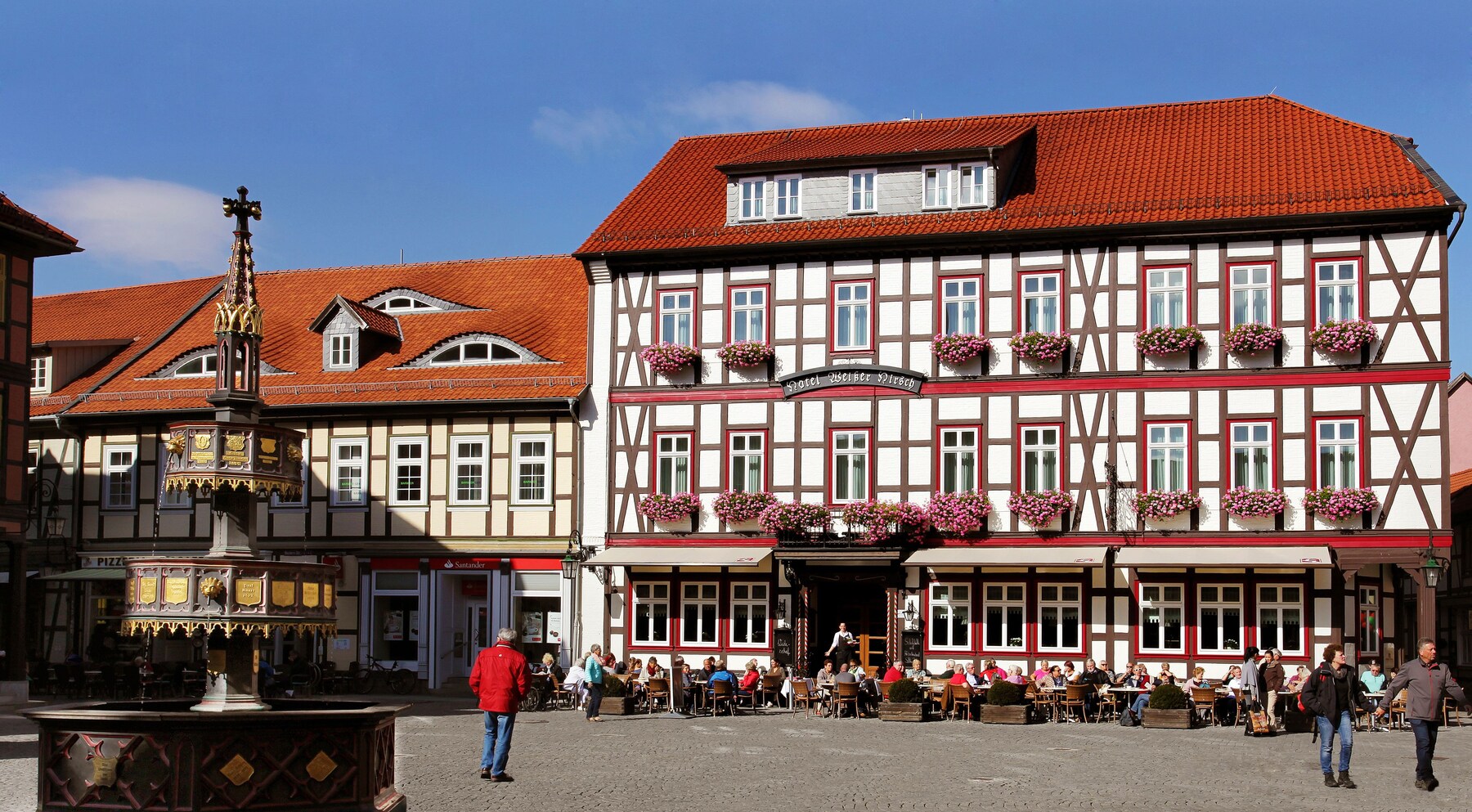 Fassade der Unterkunft