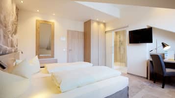 Desk, iron/ironing board, free WiFi, bed sheets