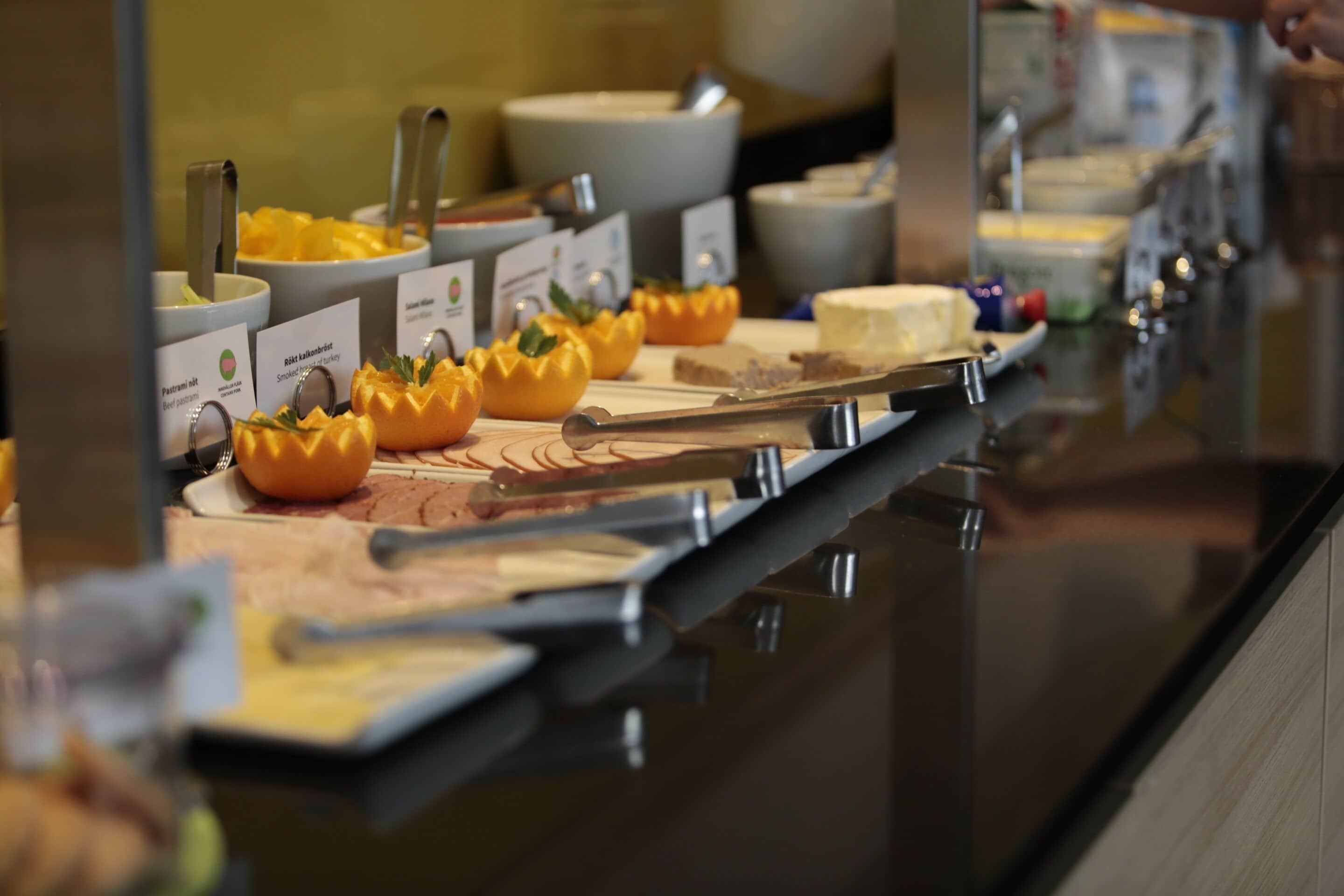 daily buffet breakfast (sek 125 per person)