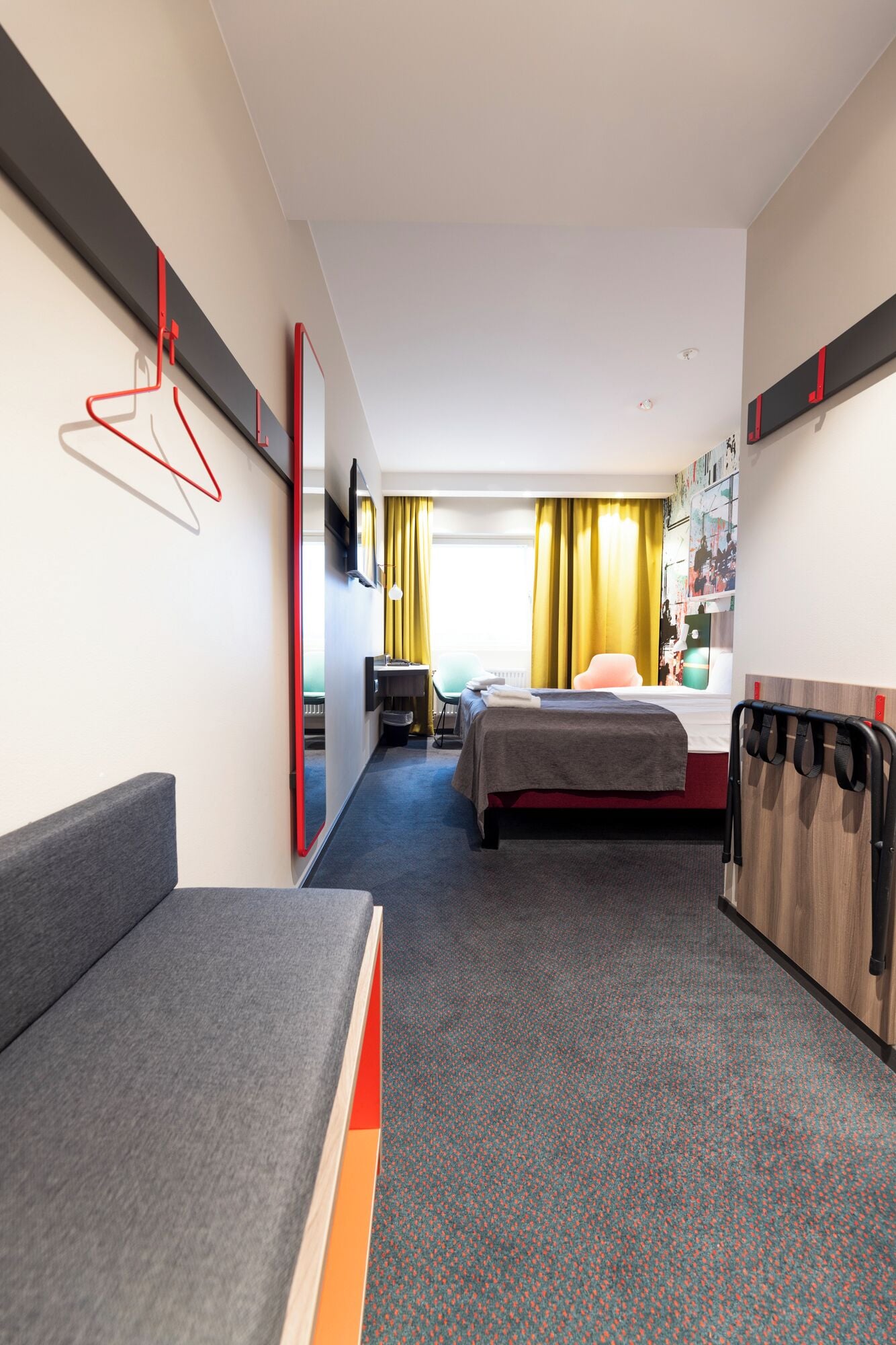 desk, iron/ironing board, free wifi, bed sheets