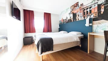 Good Morning Twin Room | Skrivebord, mørklægningsgardiner, gratis Wi-Fi, sengetøj