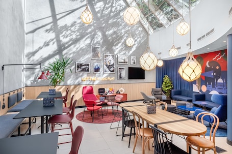 Sala de estar en el lobby