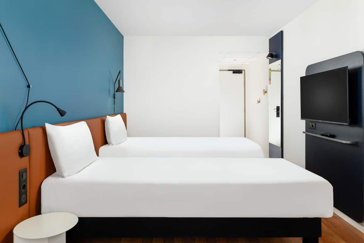 Room, 2 Single Beds (equipped with the new bedding) | In-room safe, desk, soundproofing, iron/ironing board