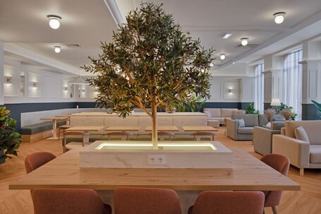 Sala de estar en el lobby