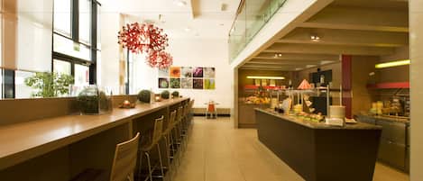 Daily buffet breakfast (EUR 18 per person)