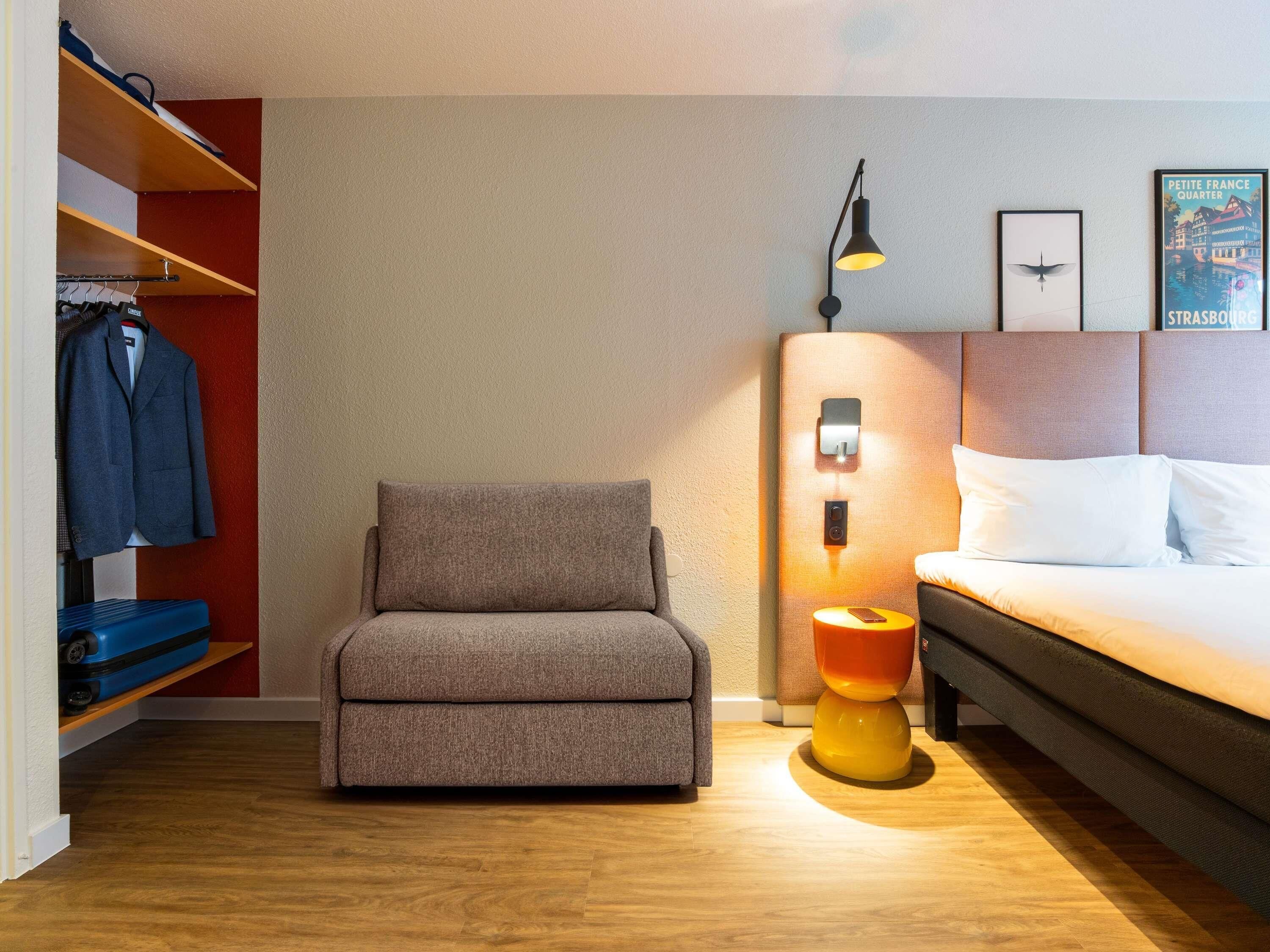 Chambre Supérieure, 1 lit double et 1 canapé-lit | Bureau, rideaux occultants, chambres insonorisées