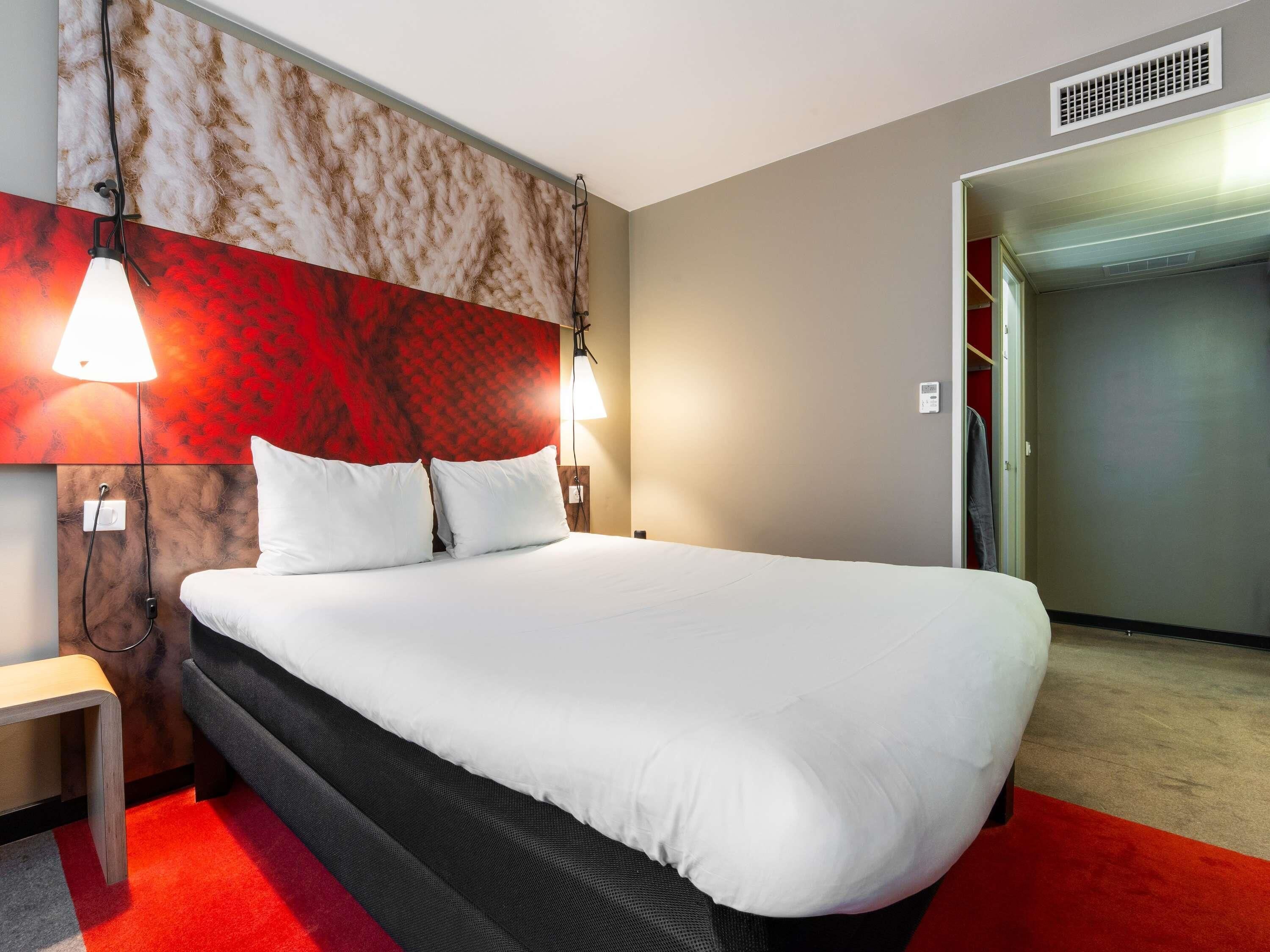 Desk, blackout curtains, soundproofing, iron/ironing board