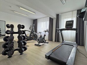 Opciones de fitness en la habitación