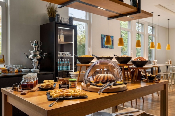 Daily buffet breakfast (EUR 17 per person)