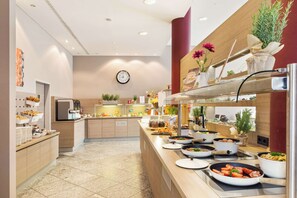 Daily buffet breakfast (EUR 23 per person)