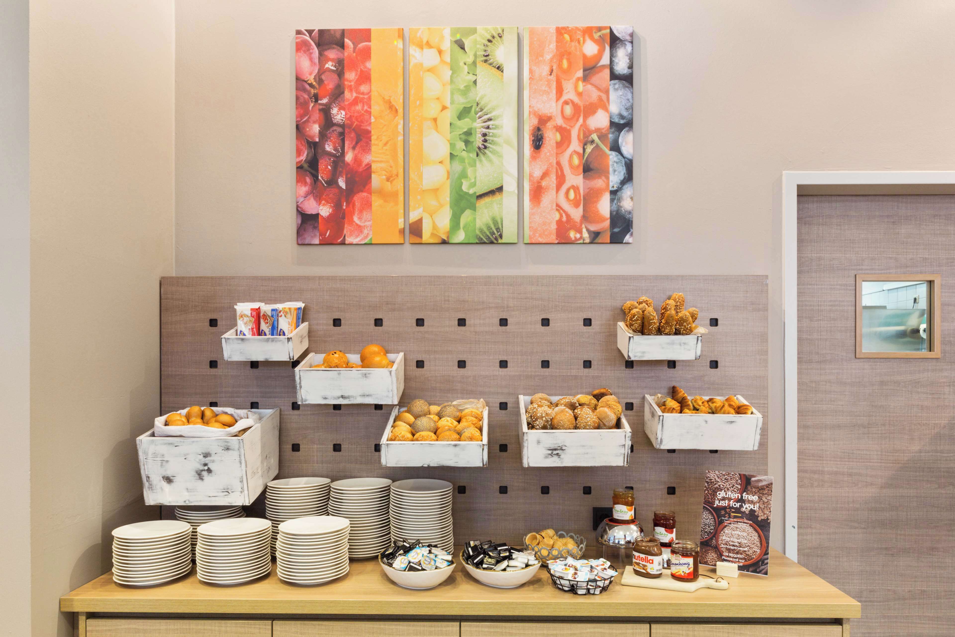 hypo-allergenic bedding, desk, laptop workspace, blackout curtains